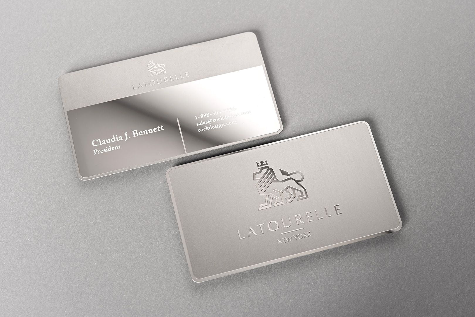 Metal Mirror Business Cards – Neil Jou Productions